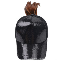 New Shiny sequined Women Cotton Baseball Caps Custom Graffiti Snapback Fashion Sports Hats For Women hip hop Cap